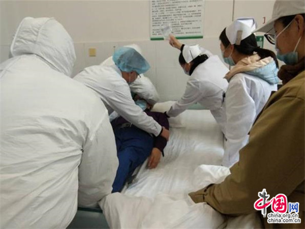 盱眙县卫健委联合多单位开展开展了公共卫生应急模拟演练