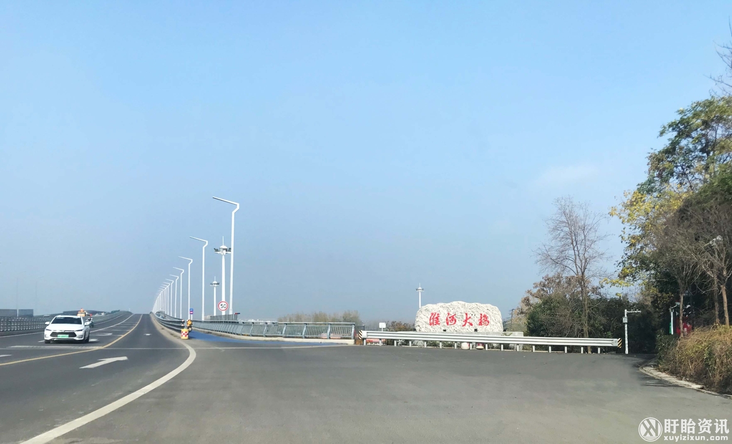 图！淮河大桥即将全线（左右半幅）通车