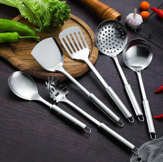 不锈钢厨具套装烹饪勺铲锅铲汤漏勺家用厨房用具工具